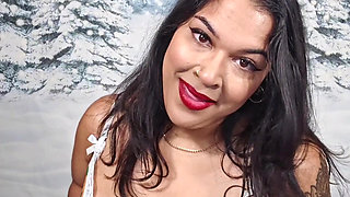 BBW Gives Deepthroat Blow Job & Strips for You