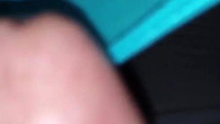 My wife getting a cumshot loaded in her pussy inside her panties