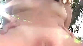 Anal blonde lets her ass be used