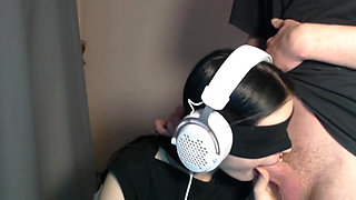 Chris put a mask on Eva and almost tore her cheek with his cock, then he filled her tits with cum, all of it was captured on a w