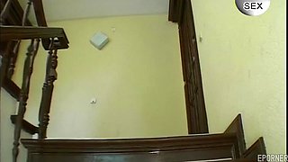 Curvy blonde beauty captivates with daring amateur passion in thrilling display