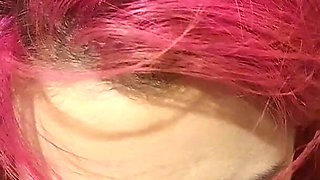 Sloppy Wet & Messy Hairjob with Cum in Hair