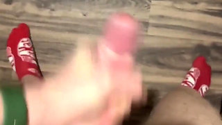 Big Dick Twink Solo Skinny Student Jerks off & Unloads Massive Cumshot!