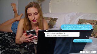 Trans Aunty lures her niece to have a female night and have bang-out FERRART