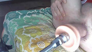 Getting fucked with the fucking machine