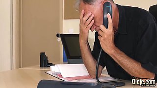 Rebecca Volpetti - Teen 18+ Pussy Is Better Than Viagra Pill And Makes Older Boss Horny At The Office