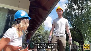 Hunter Seduced A Hot Young Girl With Big Boobs And Humiliated Her Bf