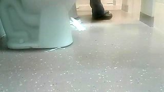 Woman has diarrhea in public restroom