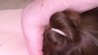 Ritzy Rain Oral Domination with Mouth Spider O-ring Gag, Full Mouth of Cum in Gag and Nasty Cum Play