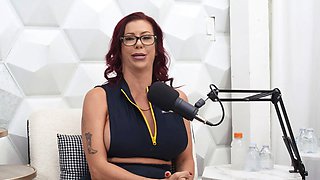 The brazzers podcast gig 7 (trimmed) - Alexis Fawx x cheerleader kait x Damion Dayski