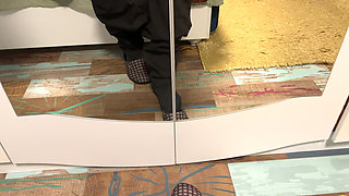 Earl Smile - Bold Orange Socks with White Stripe Details