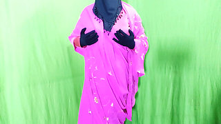 Indian beautiful hijabi muslim couple thirsty for fuck