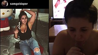Instagram slut loves to suck cock