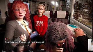 Innocent 18 Plus Teens Are Fucked in a Train
