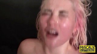 Peeing victim gets tied up