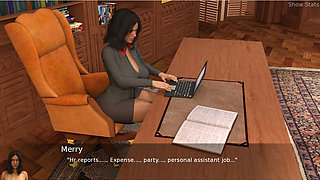 Project hotwife - gameplay - roleplay - office tease and doctor checkup part 1