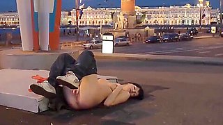only in Russia women can safely naked on the streets