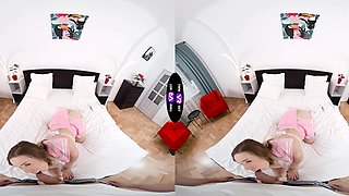 Teen Alice gets her tiny titties sucked and fucked hard in VR