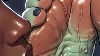 Ebony Slave Girl Foot Worship on Alien - Dripping with Pleasure