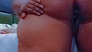 Ebony BBW Fat Ass Clapping and Pussy Spreading