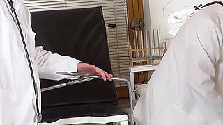 Genital Sensitivity Test of a Naked College Student Juliia