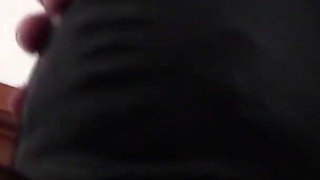 Laura hooded in a very close view of a great blowjob action with ring gag and huge cum swallow