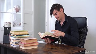 Pris Angel - Tiny Latina Seduces Her Big Dick Studybuddy In The Library