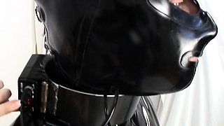 Femdom fetish mistresses fuck bdsm loser with strapon