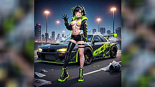Gol Anime Hot Cars and Hot Girls