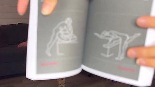 Cute teen with glasses plays jenga with a ginger guy and they end up fucking