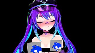 Hentai redhead gives blowjob and having sex