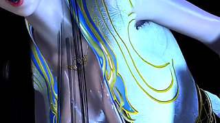 3D Hot Asian Slut Cosplay Model Cheating with Big Dick