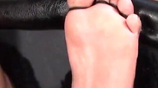 Derrek tickled in socks