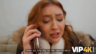 Vip4k. the exercise didn't go as planned after she eyed that huge pecker