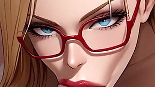 Blonde Blowjob on the Beach, Ai Animation