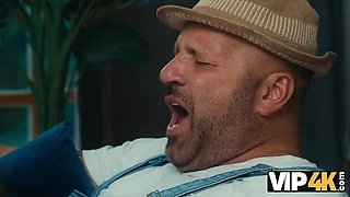 Hot Brunette Nikki Nuttz Helps Daddy Thomas Stone - Big Tits Cheating Girlfriend HD Sex