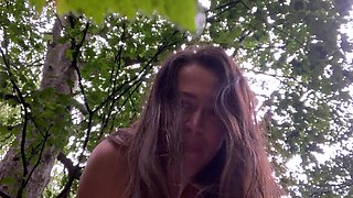 Amateur young brunette enjoys dildo on solo masturbation