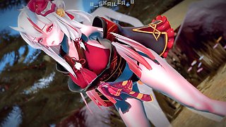 Nakiri ayame, hentai, hentai vtuber