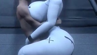 3D Animation: Huge Busty Female Alien Tries To Get Impregnated By a Bold Male Clone