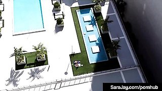 Funny Samantha 38G and Sara Jay - licking pussy smut - Sara Jay