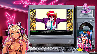 Playing the Hentai game "Viper GTS"