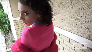 Skinny Bitch Aria Haze Is Milking Her Hookup's Dick Like A Pro!