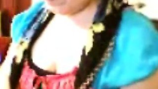 Cam girl that is Turkish shows her breasts off
