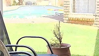 MILF Sucks My Dick After Helping Her with Her Swimming Pool