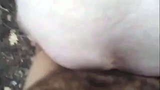 Bareback Fuck in the Woods with a Manly Bear