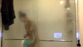 Amateur Babe with Humongous Titties Masturbates Solo