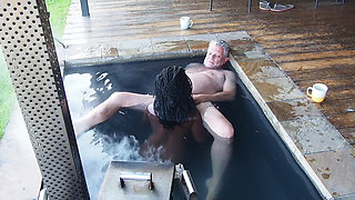 Morning Mist Magic-hotwife Gets Fucked in the Pool