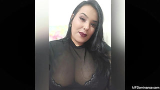 Kelly BBW's Ass Squashing Thin Slave Girl