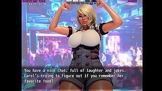 Hentai fun with a massive 3D monster cock in an animated adventure