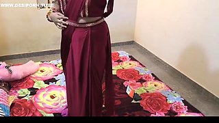 Great Fuck Non Stop In Red Saree